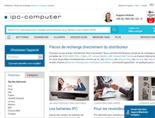 Tablet Screenshot of ipc-computer.fr