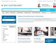 Tablet Screenshot of ipc-computer.ch